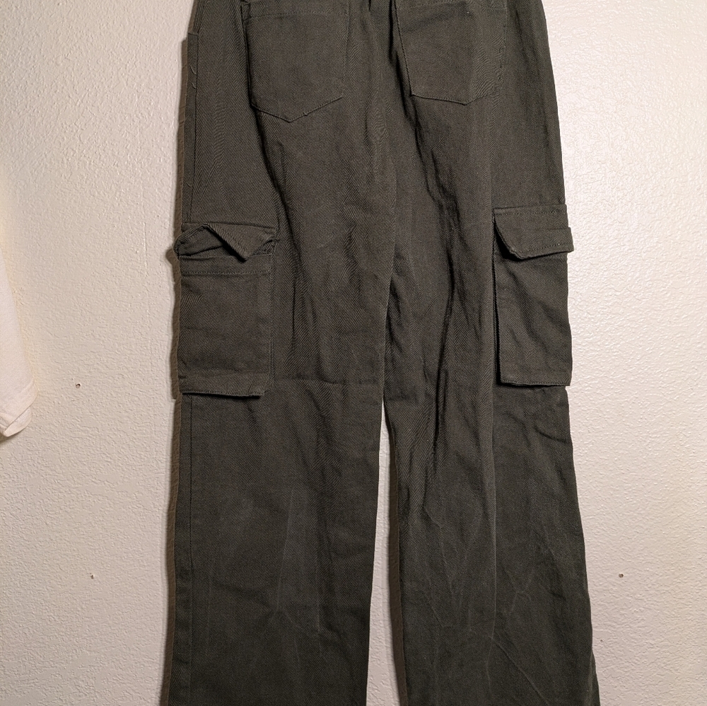 Shein Men's Green Cargo Jeans Dize Size 2 Pre-owned - Picture 6 of 6
